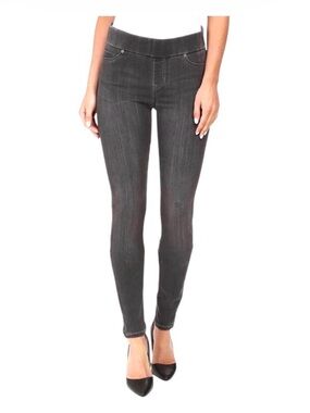 Liverpool Los Angeles "The Skinny" Pull-On Jeans - Grey Wash - Size 6/28 0001